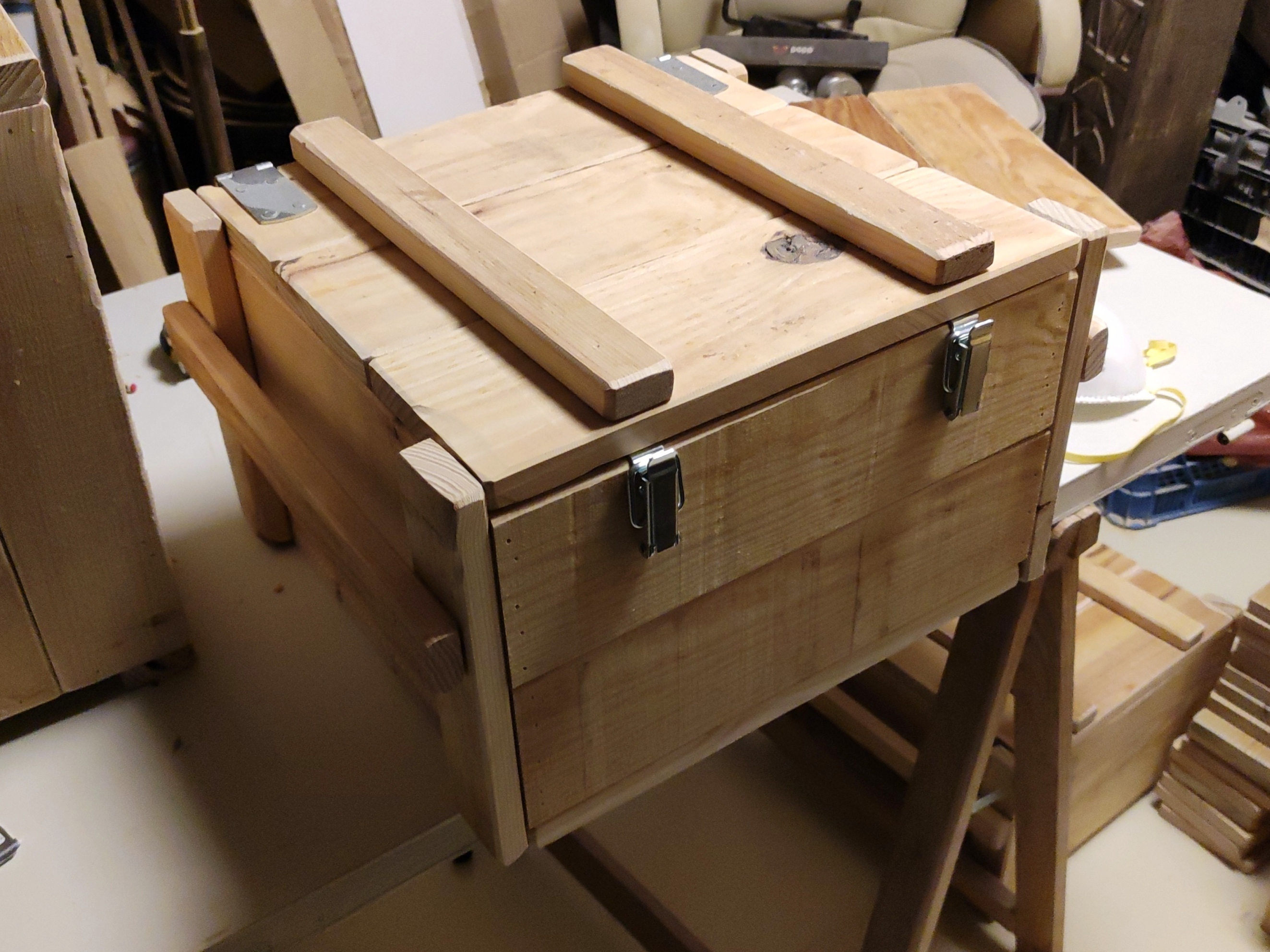 caja balas armas militar madera 27x41x37 5+15u